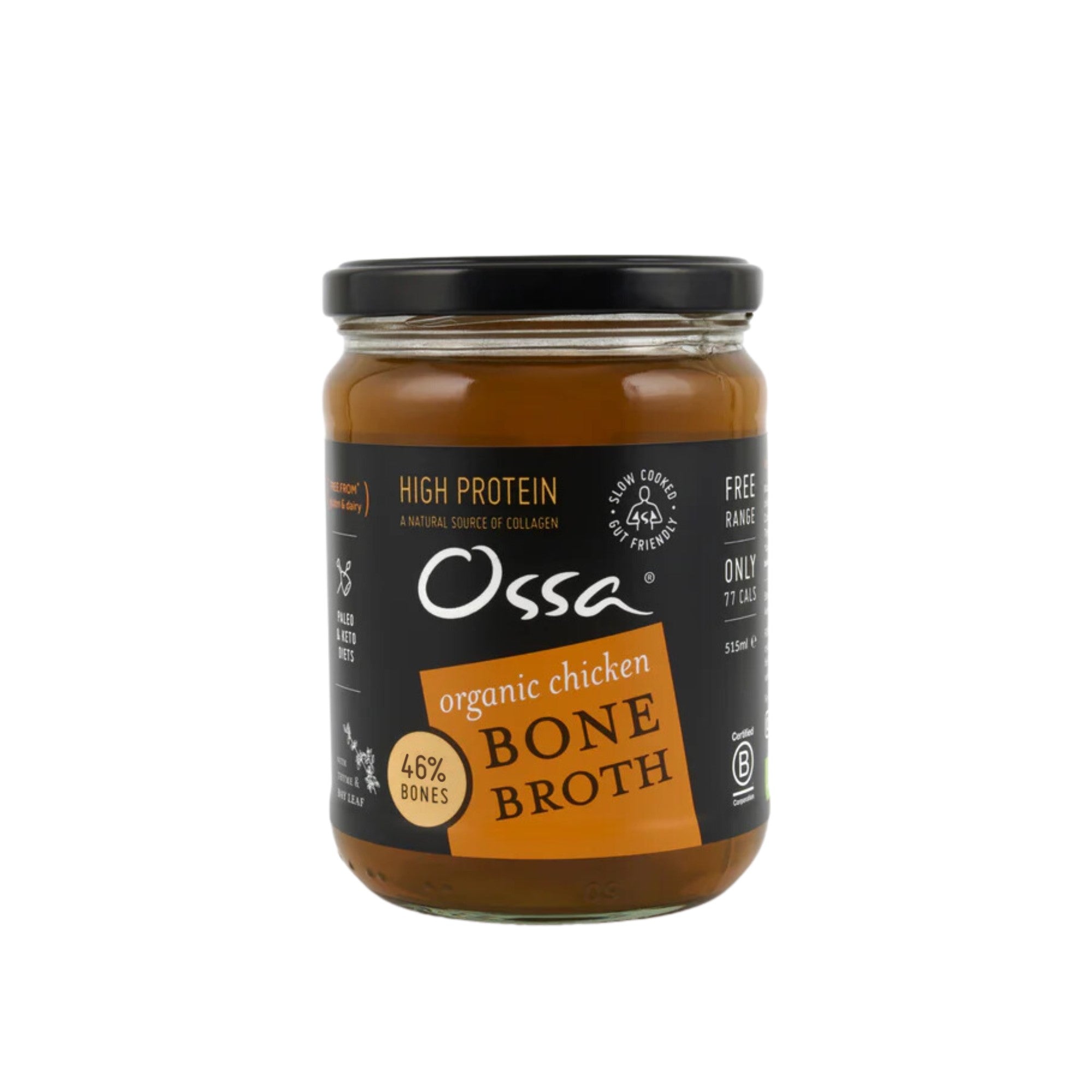 Organic Chicken Bone Broth Ambient 515ml